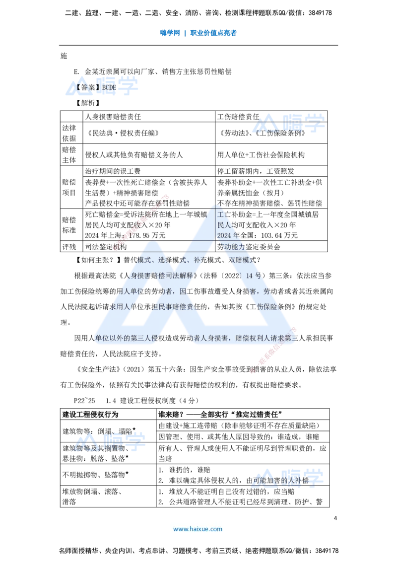 06.2025陈印-名师精讲通关-第一章（6）1.4建设工程侵权责任制度_2026年一级建造师_2026年一建法规_2025年一建法规SVIP_02-基础精讲✿高端面授✿深度强化_讲义