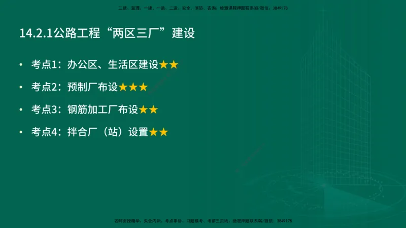 25年一建《公路实务》精讲第14章讲义在线版_2026年一级建造师_2026年一建公路_2025年一建公路SVIP_02-基础精讲✿高端面授✿深度强化_21-公路《教材精讲班》邓老师YL