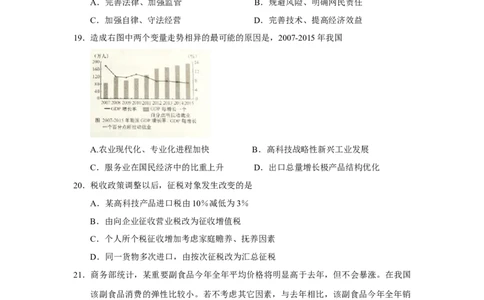 2016年高考政治试卷（上海）（空白卷）_政治历年高考真题_新&middot;Word版2008-2025&middot;高考政治真题_政治（按年份分类）2008-2025_2016&middot;政治高考真题