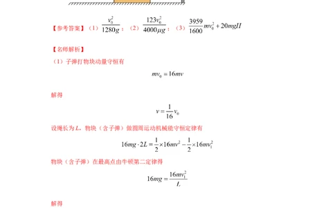 模型31子弹打木块模型（解析版）_2025高中物理模型方法技巧高三复习专题练习讲义_高考物理模型最新模拟题专项训练