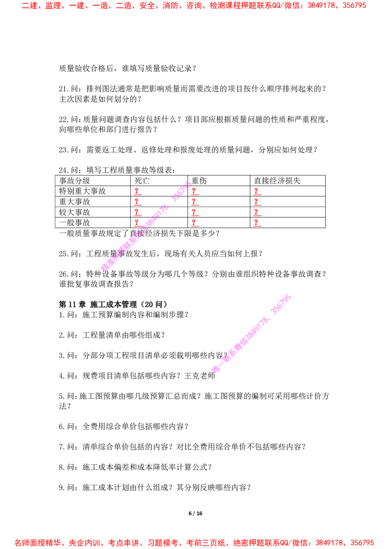 2025年王克一建机电《默写本》（上）_2026年一级建造师_2026年一建机电_2025年一建机电SVIP_01-精华文档✿电子教材✿历年真题_85-机电《案例500问+默写本》王克