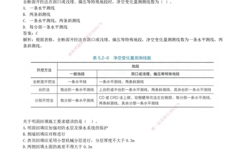 07.07-第5章-铁路隧道工程_2026年一级建造师_2026年一建铁路_2025年一建铁路SVIP_03-习题精析✿实战特训✿模考通关_06-铁路《习题精析班》陈士甲KL