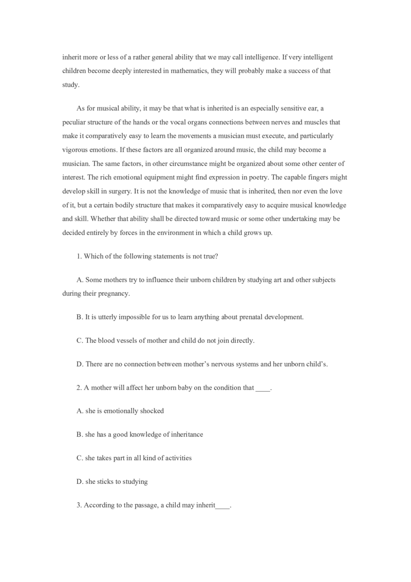 英语专项深度练习&mdash;&mdash;阅读理解(十二)_2025春招题库汇总_国企题库_中国烟草_3Yancao笔试专业完整知识点（仅需看本专业）_3.7英语_3.英语阅读理解
