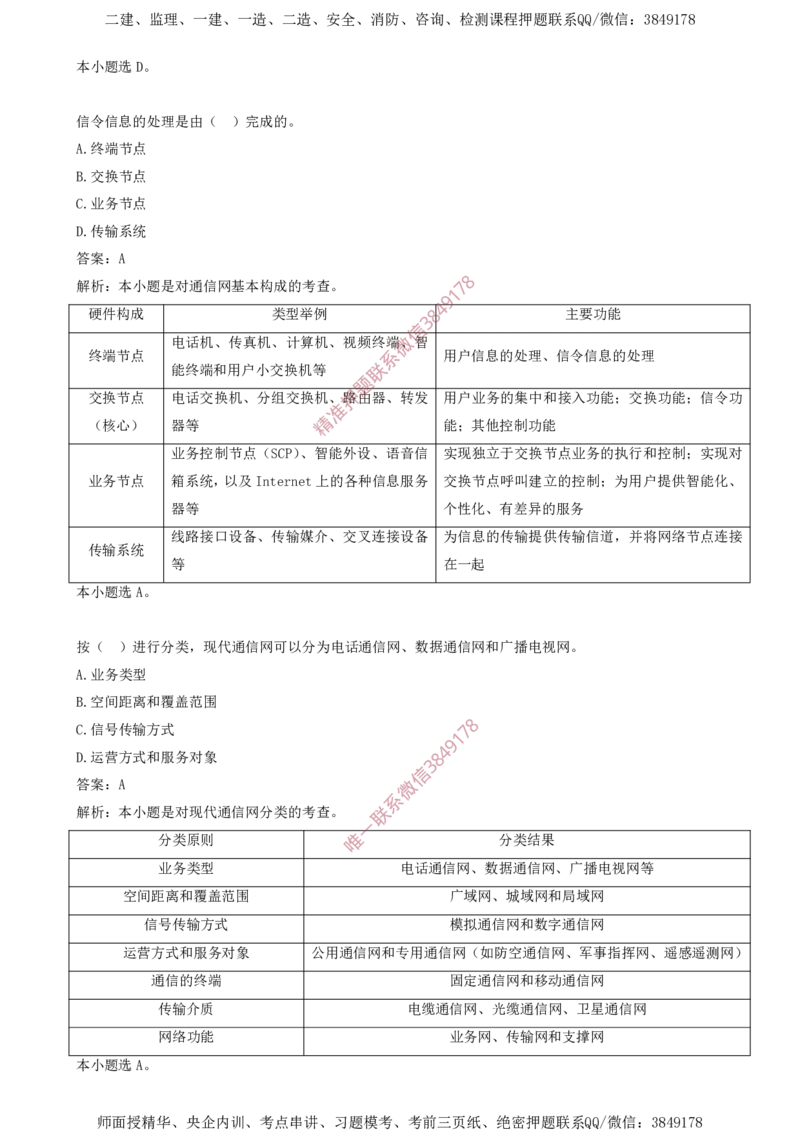 01.01-第1章-通信与广电工程专业技术（一）_2026年一级建造师_2026年一建通信_2025年一建通信SVIP_03-习题精析✿实战特训✿模考通关_04-通信《习题带练班》邵春宝SMR
