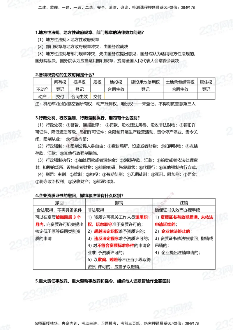 233-法规-致命30问_2026年一建法规_2025年一建法规SVIP_01-精华文档✿电子教材✿历年真题_50-法规《时间数字考点+致命30问》233