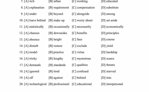 2017年考研英语二真题（可复制搜索查词）(1)_❤️2.2010-2024年考研英语二真题及解析_01、真题部分