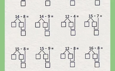 0017大班一年级必会凑十破十运算技巧8_幼小衔接数学
