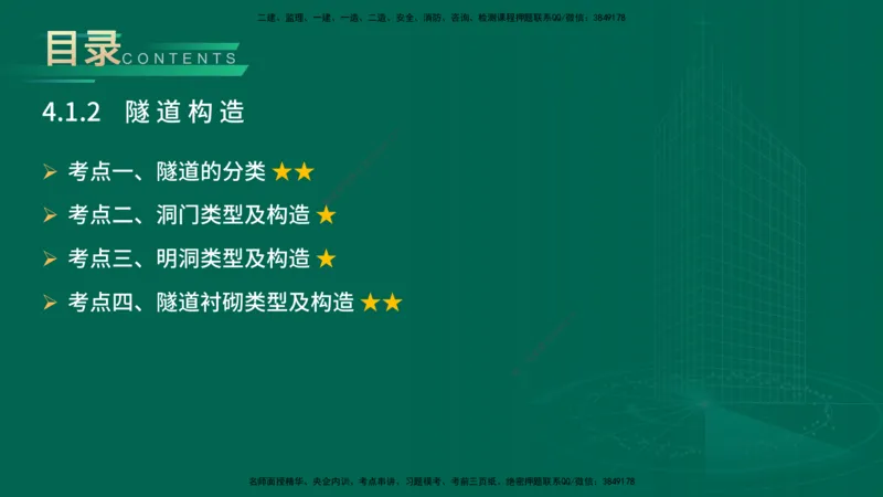 25年一建《公路实务》大V精讲第4章（100~101节）讲义在线版_2026年一级建造师_2026年一建公路_2025年一建公路SVIP_02-基础精讲✿高端面授✿深度强化_04.第4章隧道工程