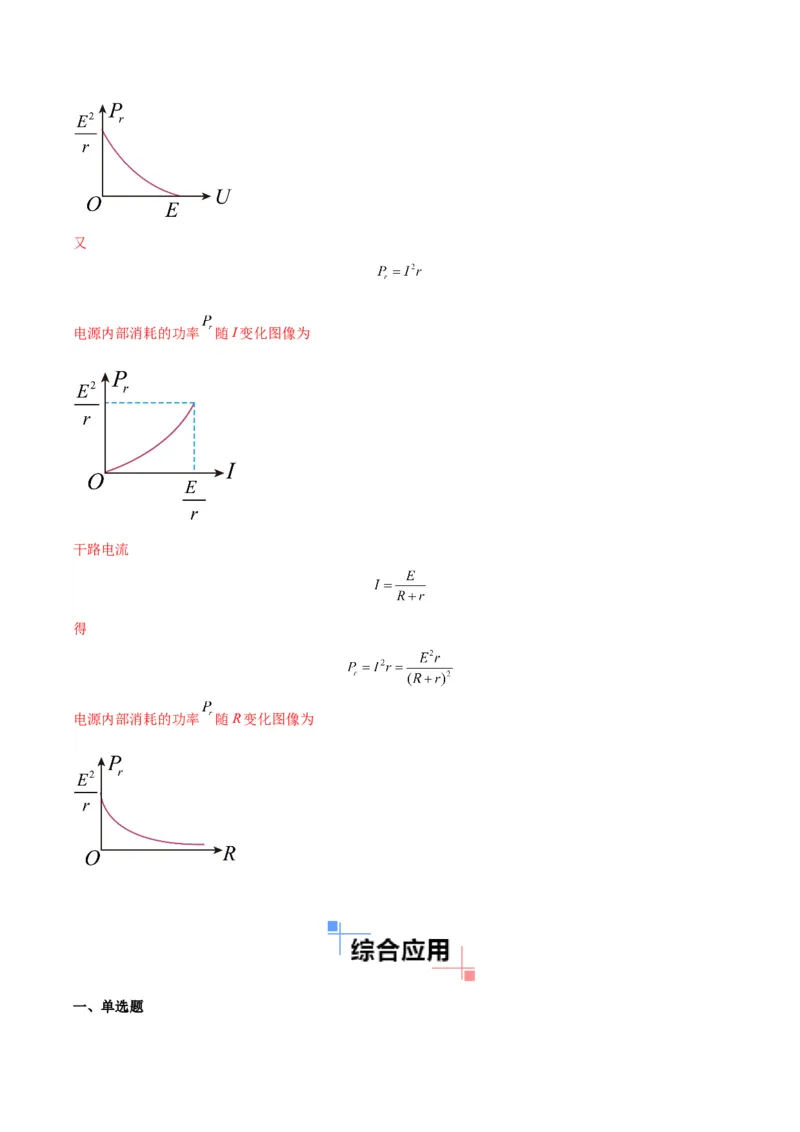 专题05电路中的图像（解析版）_2025高中物理模型方法技巧高三复习专题练习讲义_高考物理图像与方法