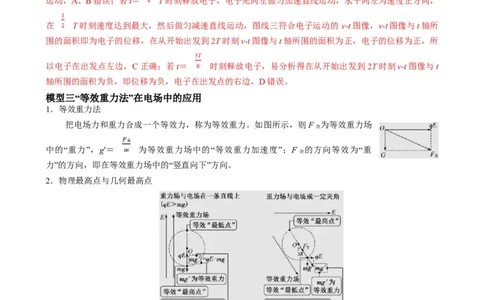 专题11电偏转模型中的分解与能量（解析版）_2025高中物理模型方法技巧高三复习专题练习讲义_高考物理热点模型