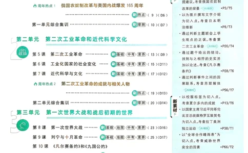 26春《初中必刷题》历史人教版9下_2026版初中《必刷题》9年级下册（历史）（人教）_2026春《初中必刷题》历史RJ9下
