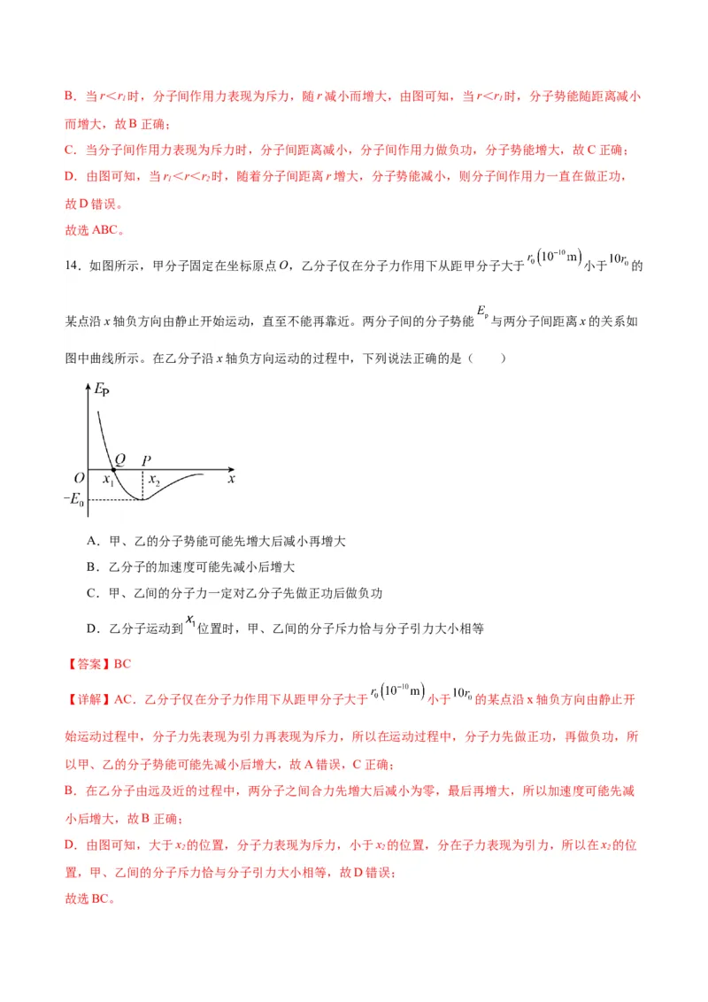 专题08热学中的图像（解析版）_2025高中物理模型方法技巧高三复习专题练习讲义_高考物理图像与方法