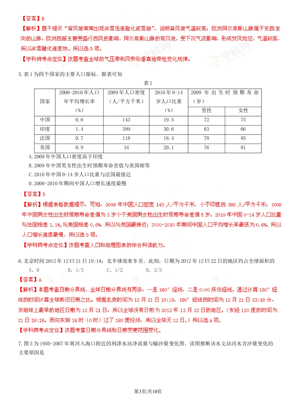 2013年高考地理试卷（广东）（解析卷）_地理历年高考真题_新&middot;Word版2008-2025&middot;高考地理真题_地理（按年份分类）2008-2025_2013&middot;地理高考真题