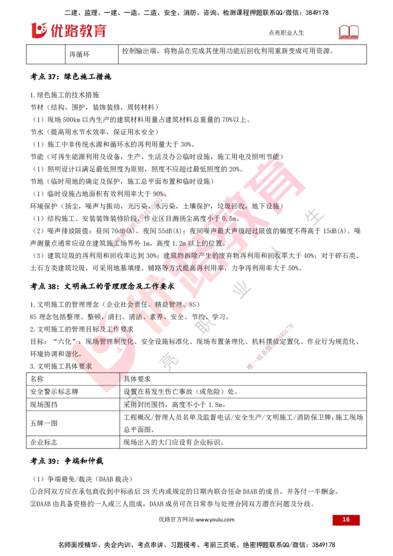 25一建《项目管理》预测金点打印版&_2026年一级建造师_2026年一建管理_2025年一建管理SVIP_04-冲刺串讲✿考点强化✿小灶集训_43-管理《黄金预测金点》王老师YL