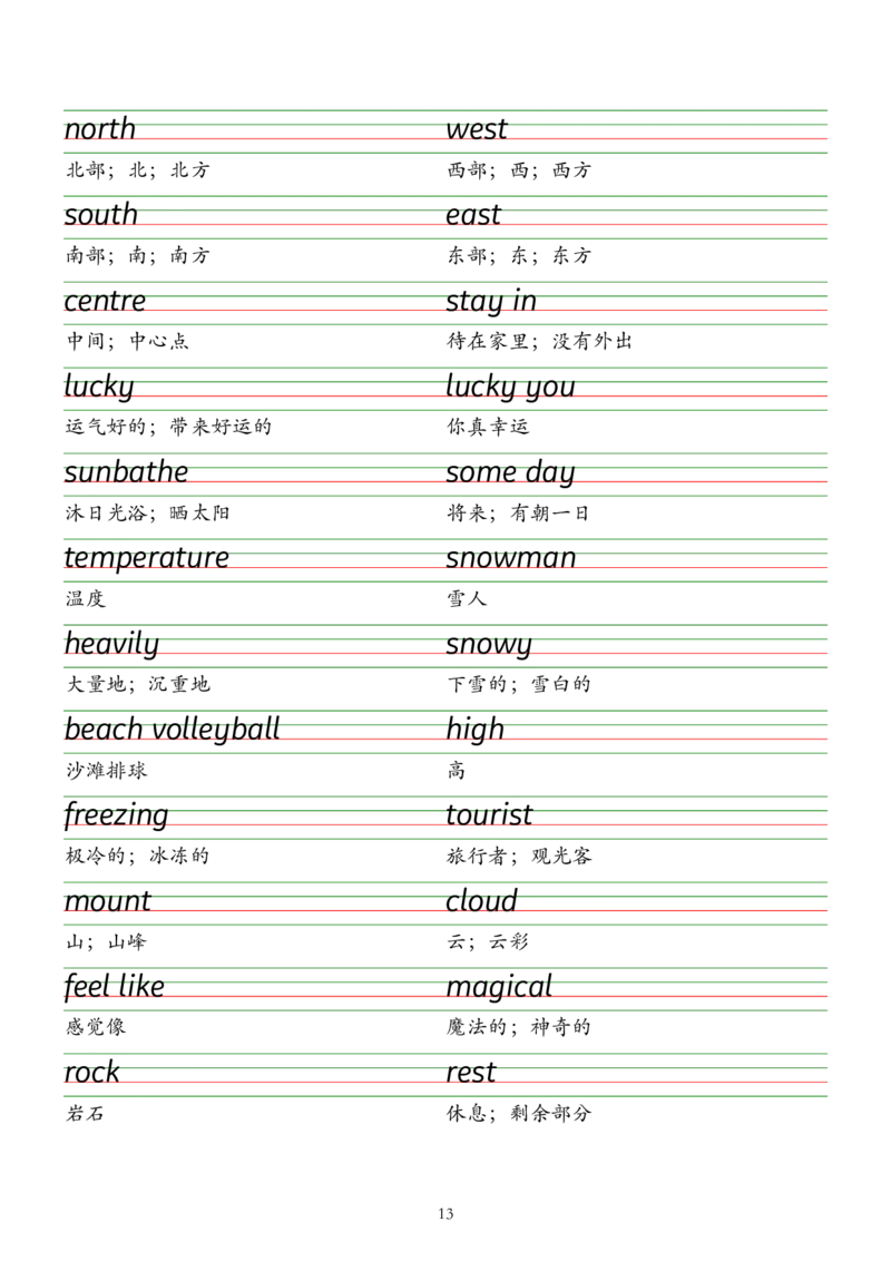 2025春新版七下人教版单词衡水体字帖-Unit1-8_初中英语新版_最新人教版英语七年级下册_七下英语2025版_09.2025春英语人教7下字帖资料包
