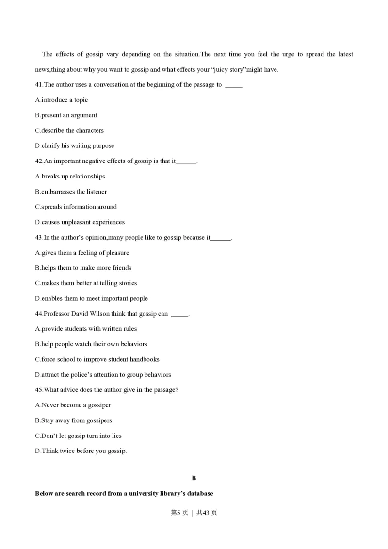 2016年高考英语试卷（浙江）（6月）（解析卷）_英语历年高考真题_新&middot;PDF版2008-2025&middot;高考英语真题_英语（按省份分类）2008-2025_2008-2025&middot;（浙江）英语高考真题