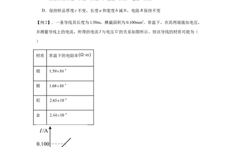 专题23电路及其应用（原卷版）_2025高中物理模型方法技巧高三复习专题练习讲义_新版高考物理模型与方法