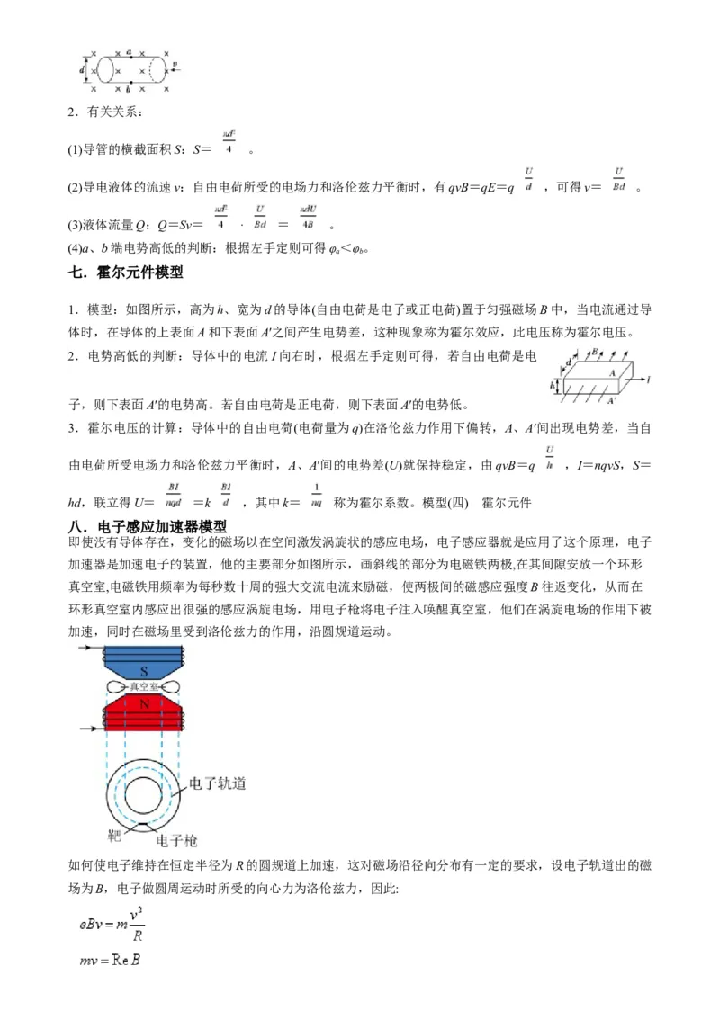 专题14电子仪器模型大盘点（原卷版）_2025高中物理模型方法技巧高三复习专题练习讲义_高考物理热点模型