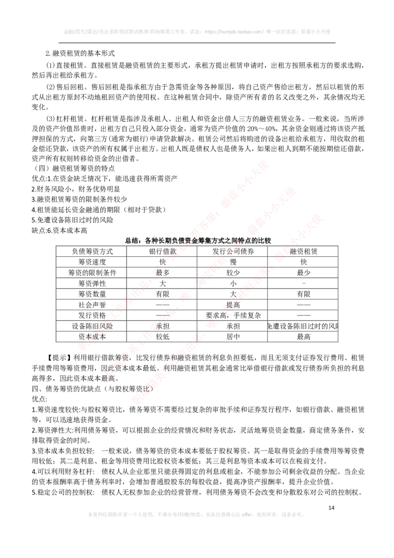 财务类-财务管理复习知识点讲义整理_2025春招题库汇总_国企题库_国家能源_20230827_151217_2-国家能源集团2023招聘笔试完整知识点（专业知识部分）_财会类