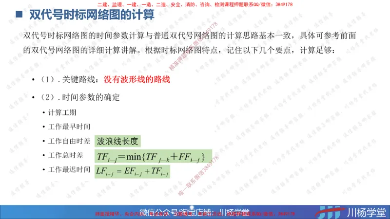 07-网络图专题学习讲义（含课后作业及答案）-4.3号直播_2026年一级建造师_2026年一建通信_2025年一建通信SVIP_02-基础精讲✿高端面授✿深度强化_06-网络图和净值法专题学习