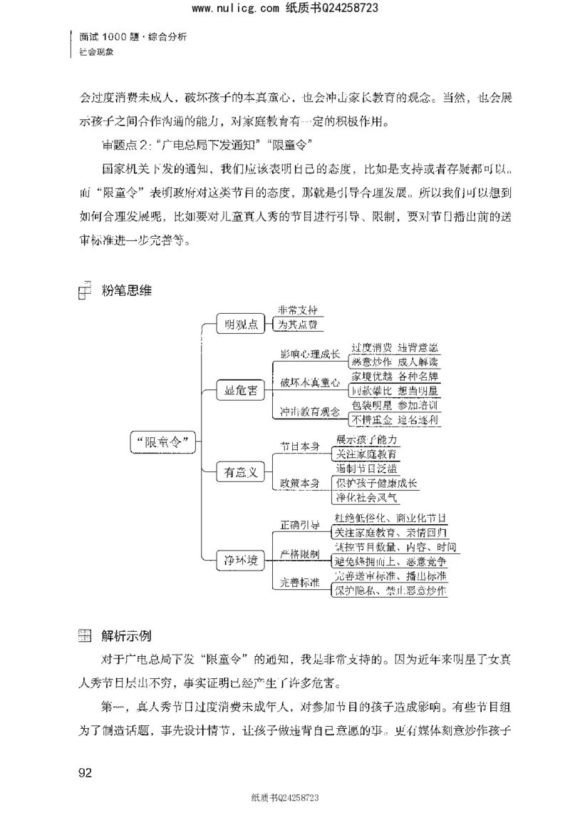面试1000题（综合分析&middot;社会现象）_2025春招题库汇总_十大行测题库_2023年十大热门题库更新中_09、易考汇总_银行面试_半结构化_粉笔面试1000题