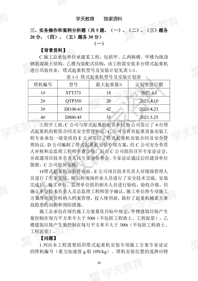 01.2025年一建《建筑》模拟卷1-模拟卷6_2026年一级建造师_2026年一建建筑_2025年一建建筑SVIP_04-冲刺串讲✿考点强化✿小灶集训_62-建筑《考前集训班》魏国安XT_--配套讲义--