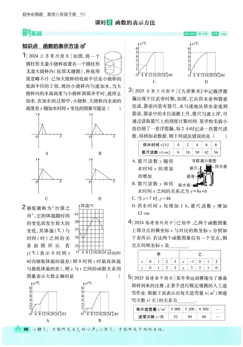 2026春《初中必刷题》数学RJ8下_2026春《初中必刷题》数学RJ8下