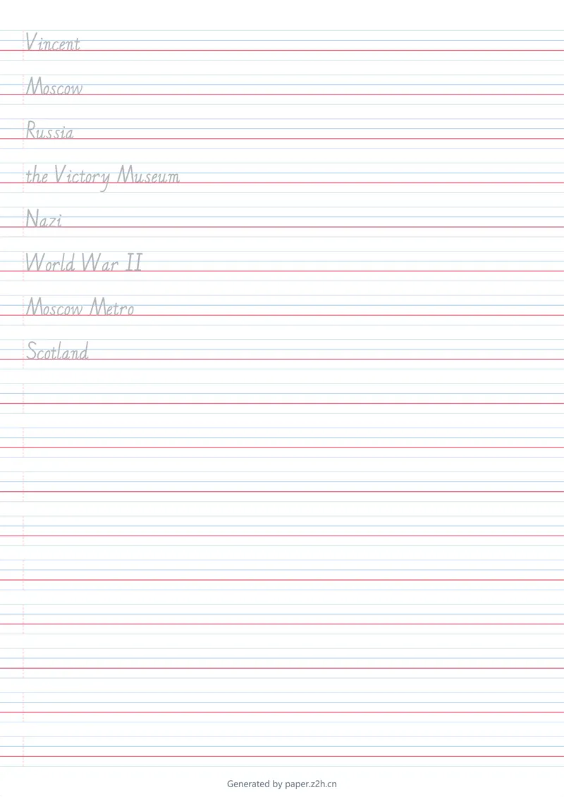 2025秋人教版八年级上册英语U1意大利字帖_初中英语新版_最新人教版英语八年级上册_新版_初中英语8上新更新第三套可选择_10单词默写+字帖_字帖