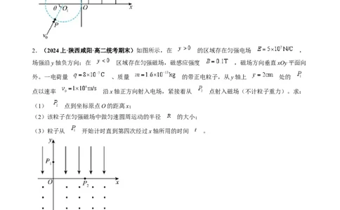 专题13带电粒子在组（复）合场中运动的核心问题（原卷版）_2025高中物理模型方法技巧高三复习专题练习讲义_高考物理热点模型