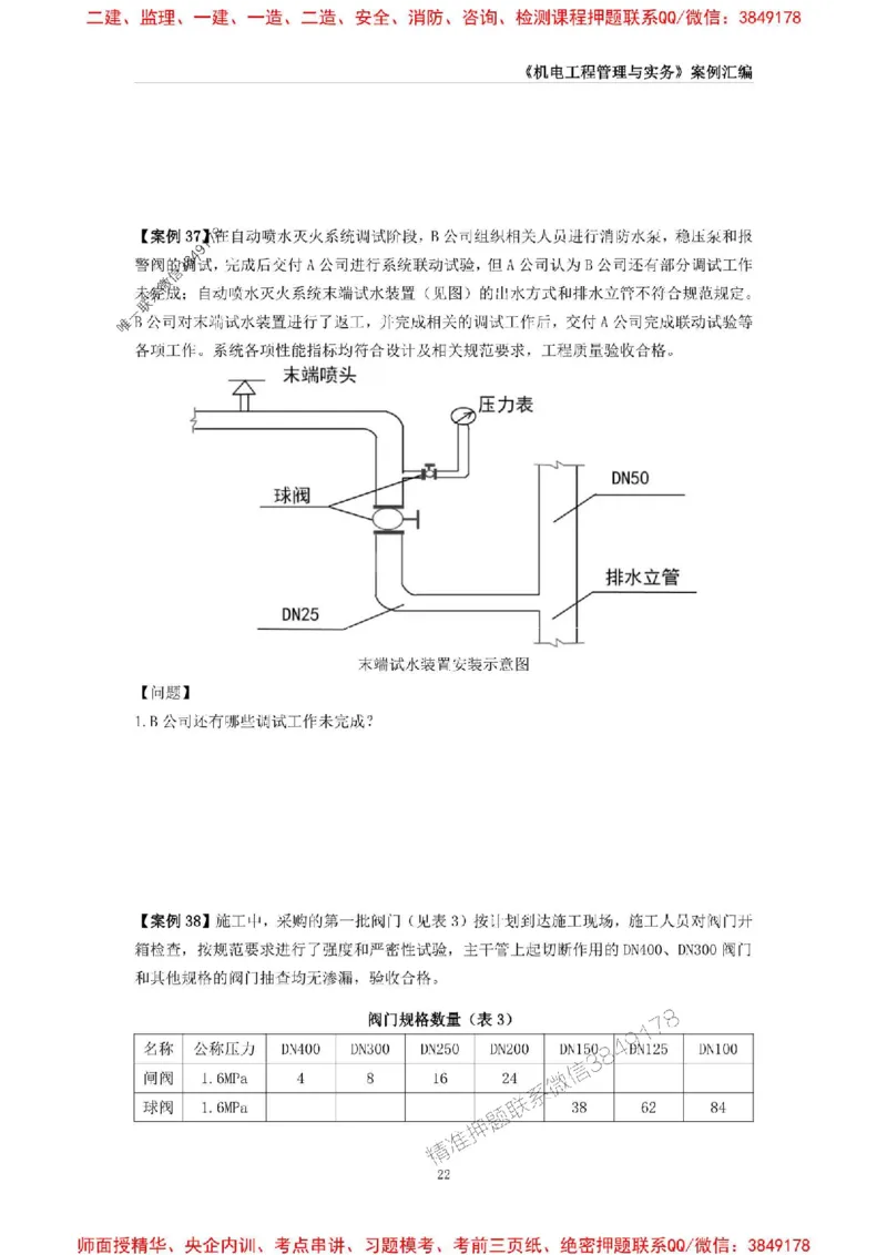 2025年一级建造师《机电工程管理与实务》案例汇编_2026年一级建造师_2026年一建机电_2025年一建机电SVIP_01-精华文档✿电子教材✿历年真题_33-机电《案例汇编》SMR推荐
