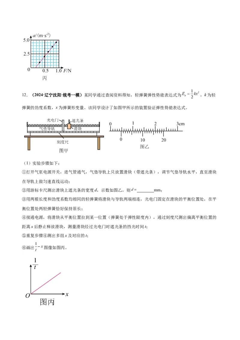 专题02力学实验通性通法讲解（原卷版）_2025高中物理模型方法技巧高三复习专题练习讲义_高考物理备考技巧