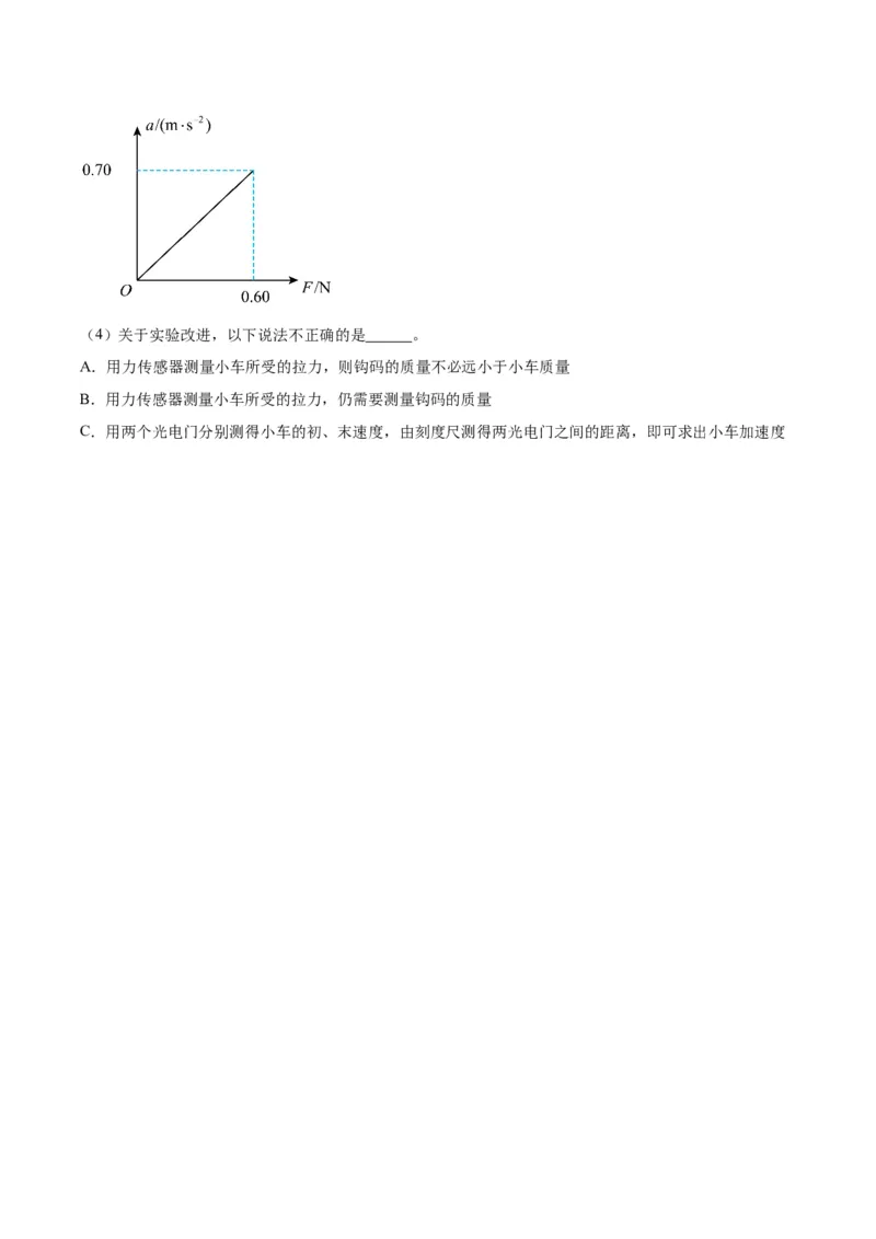 专题02力学实验通性通法讲解（原卷版）_2025高中物理模型方法技巧高三复习专题练习讲义_高考物理备考技巧