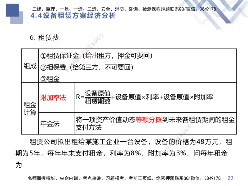 01.2025李理-考前强化直播-经济1_2026年一级建造师_2026年一建经济_2025年一建经济SVIP_04-冲刺串讲✿考点强化✿小灶集训_31-经济《考前强化直播》李理HX_讲义