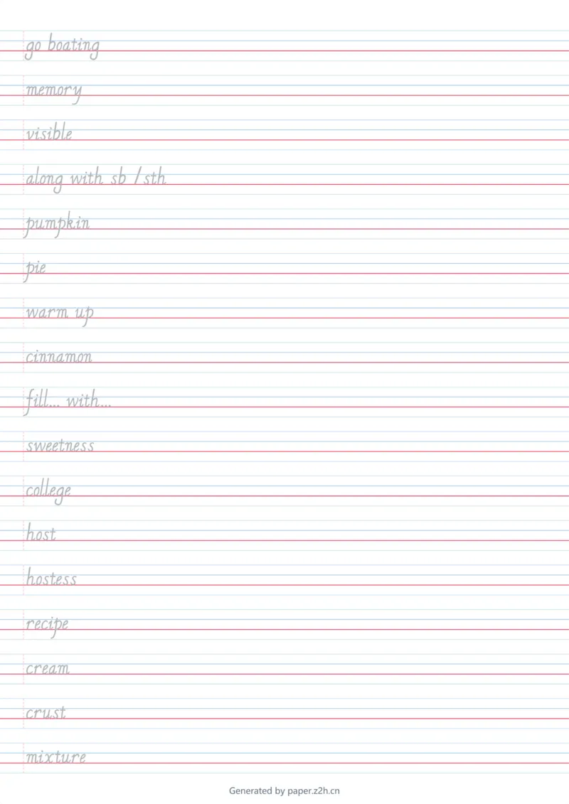 2025秋人教版八年级上册英语U5意大利字帖_初中英语新版_最新人教版英语八年级上册_新版_初中英语8上新更新第三套可选择_10单词默写+字帖_字帖