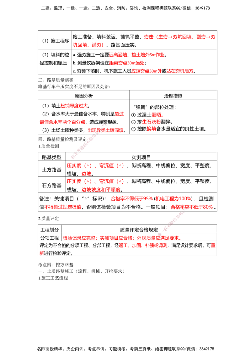 25一建-网络密训知识点-公路_2026年一级建造师_2026年一建公路_2025年一建公路SVIP_04-冲刺串讲✿考点强化✿小灶集训_54-公路《考前私塾密训》李昌春HX_讲义