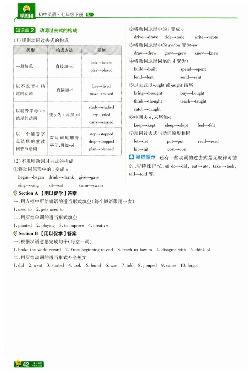 2025春一遍过英语七下RJ提分册-2024新教材-_初中英语新版_最新人教版英语七年级下册_七下英语2025版_15.2025春英语人教7下热门资料合集_25七下RJ英语一遍过