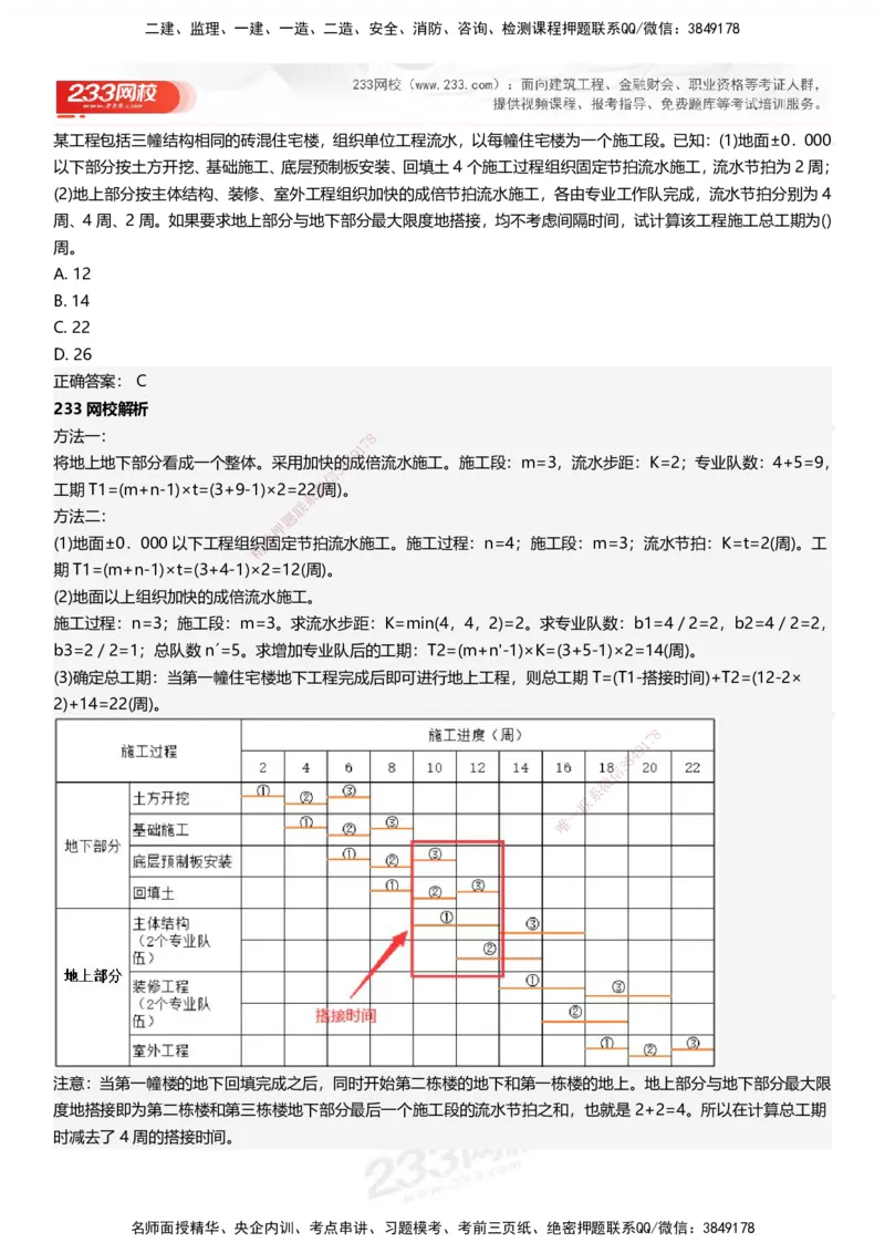 233-管理-母题300题-答案_2026年一级建造师_2026年一建管理_2025年一建管理SVIP_01-精华文档✿电子教材✿历年真题_44-管理《母题300题》233