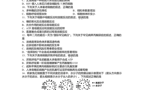 2017年高考生物试卷（浙江）4月（空白卷）_生物历年高考真题_新&middot;Word版2008-2025&middot;高考生物真题_生物（按年份分类）2008-2025_2017&middot;高考生物真题