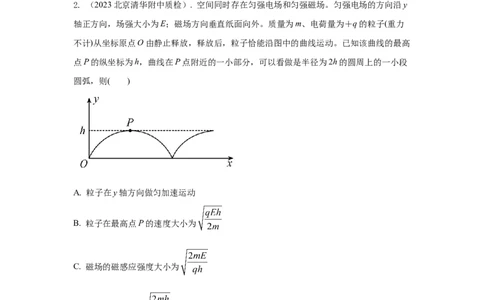 模型56复合场模型（原卷版）_2025高中物理模型方法技巧高三复习专题练习讲义_高考物理模型最新模拟题专项训练