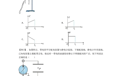 专题22电容器带电粒子在电场中的运动（原卷版）_2025高中物理模型方法技巧高三复习专题练习讲义_新版高考物理模型与方法