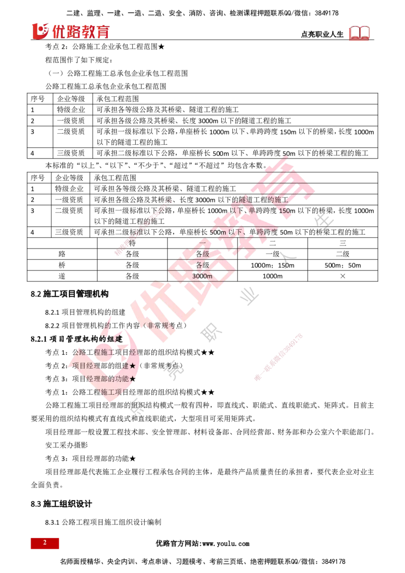 25年一建《公路实务》精讲总讲义打印版_2026年一级建造师_2026年一建公路_2025年一建公路SVIP_02-基础精讲✿高端面授✿深度强化_21-公路《教材精讲班》邓老师YL_16-总讲义