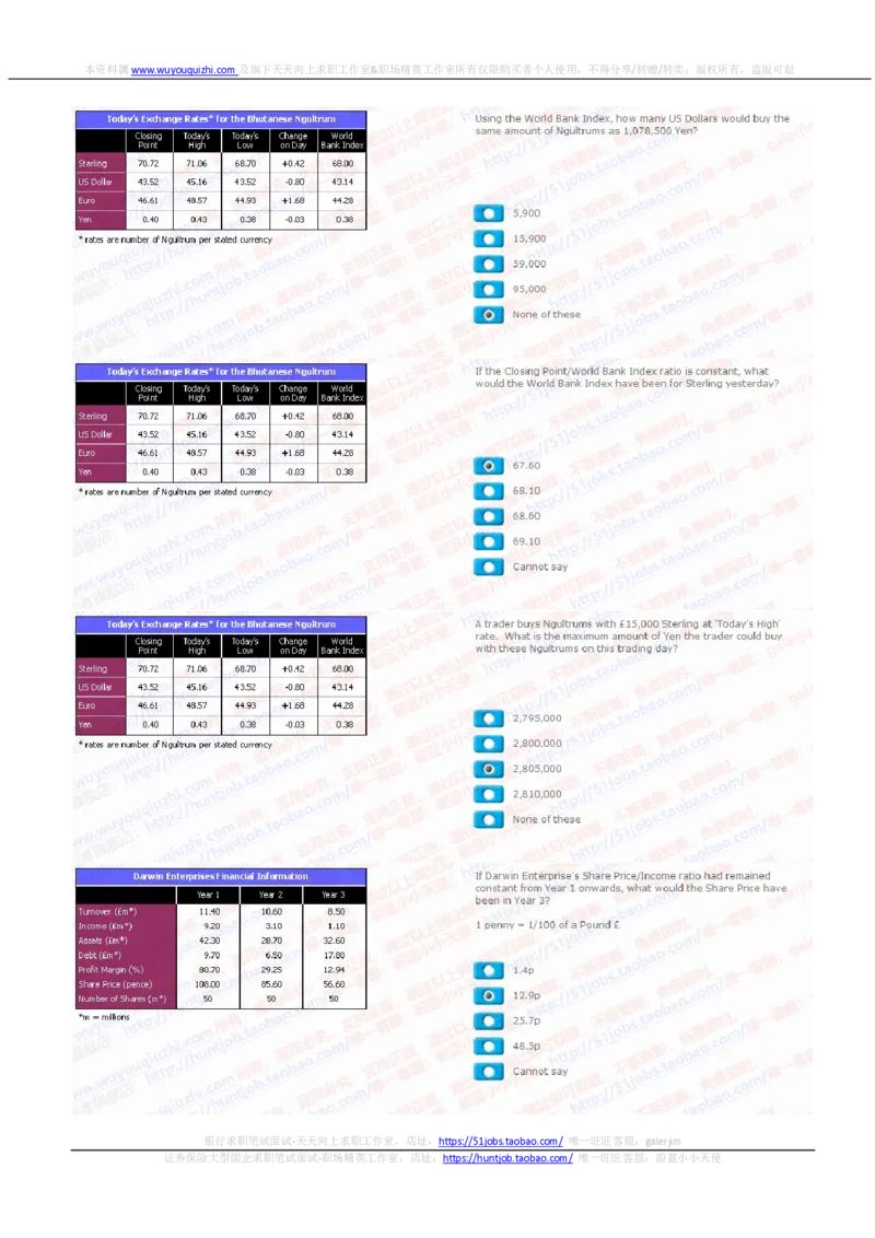 花旗银行2020招聘在线笔试完整真题及答案20191213_2025春招题库汇总_外资银行题库_23花旗_2020年历次OT真题及答案
