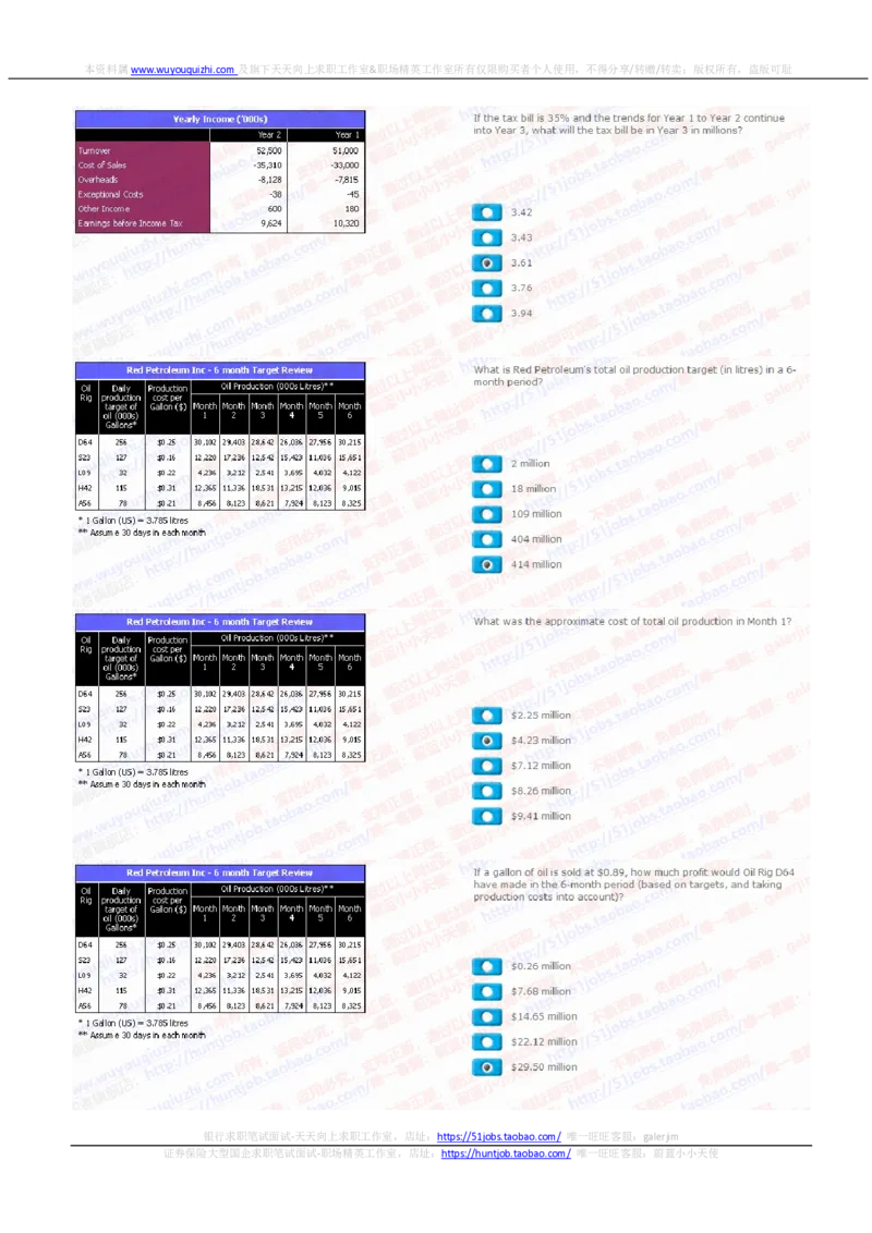 花旗银行2020招聘在线笔试完整真题及答案20191213_2025春招题库汇总_外资银行题库_23花旗_2020年历次OT真题及答案