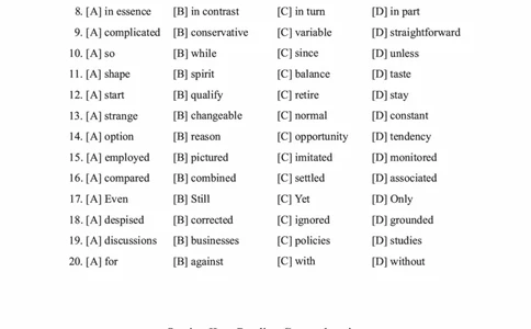 2014年考研英语二真题（可复制搜索查词）(1)_❤️2.2010-2024年考研英语二真题及解析_01、真题部分