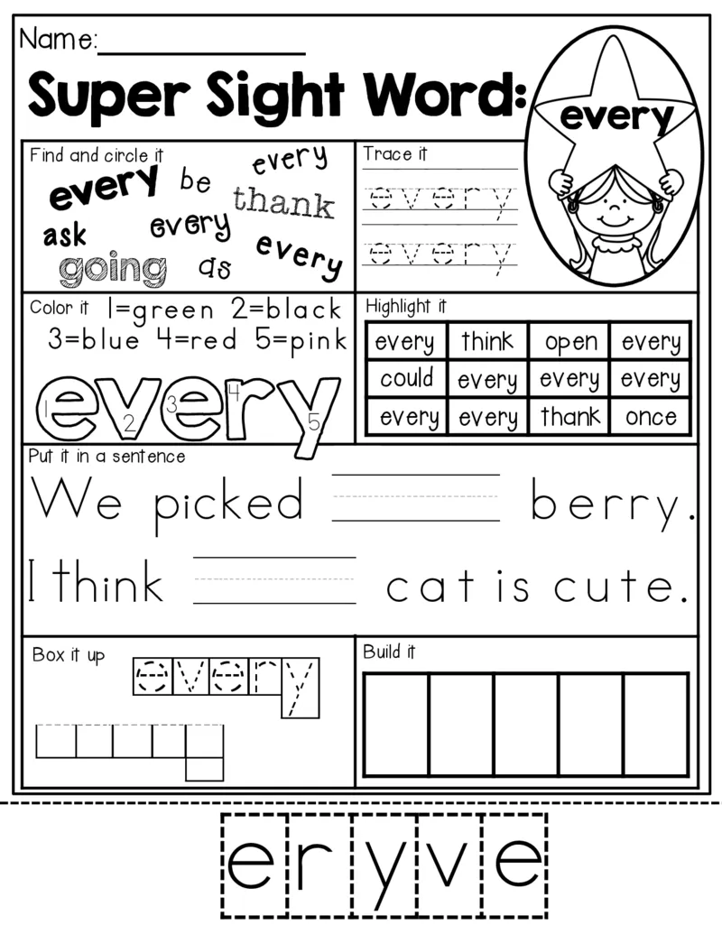 3自然拼读SightWords(启蒙阅读高频词）_幼小衔接全套_幼小衔接资料大全_幼小衔接资料1️⃣_017高频词翻翻卡500页_五个级别高频词SightWords练习纸​