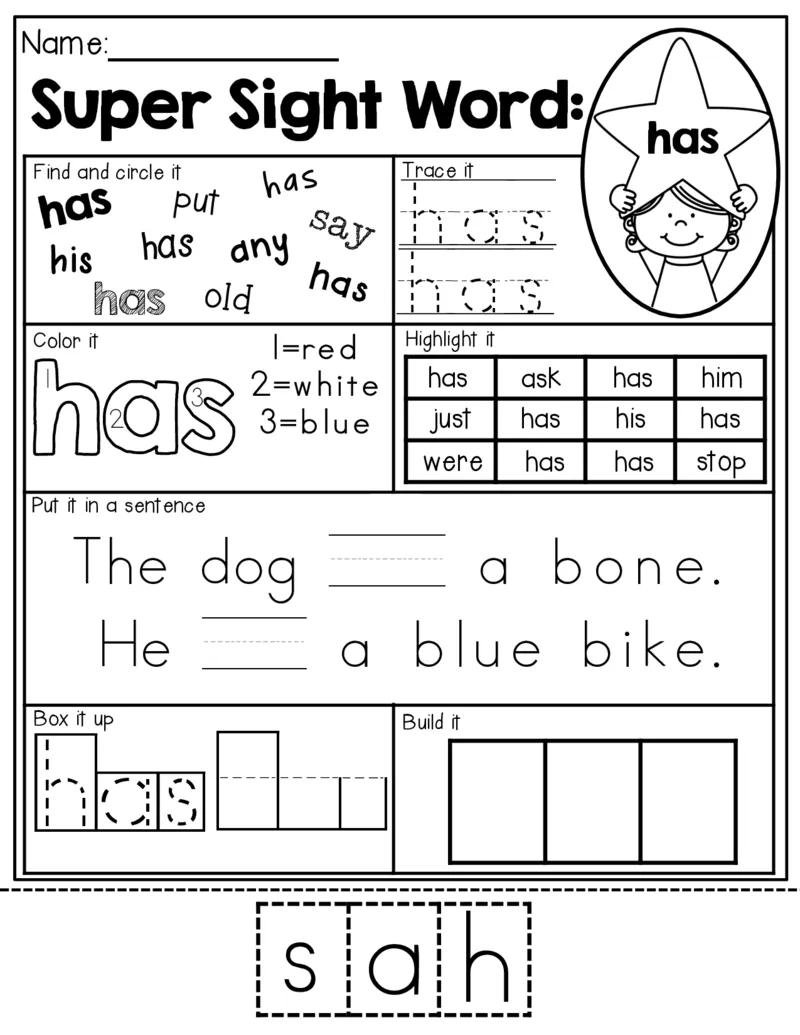 3自然拼读SightWords(启蒙阅读高频词）_幼小衔接全套_幼小衔接资料大全_幼小衔接资料1️⃣_017高频词翻翻卡500页_五个级别高频词SightWords练习纸​