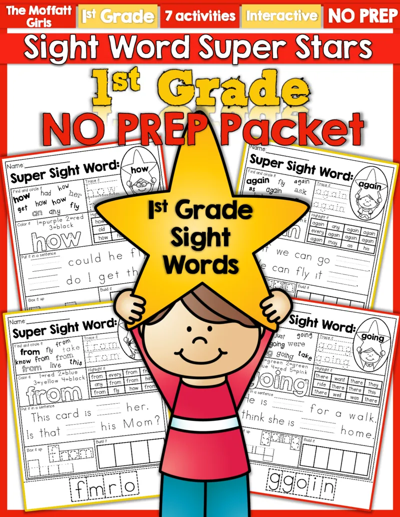 3自然拼读SightWords(启蒙阅读高频词）_幼小衔接全套_幼小衔接资料大全_幼小衔接资料1️⃣_017高频词翻翻卡500页_五个级别高频词SightWords练习纸​