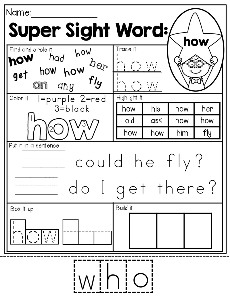 3自然拼读SightWords(启蒙阅读高频词）_幼小衔接全套_幼小衔接资料大全_幼小衔接资料1️⃣_017高频词翻翻卡500页_五个级别高频词SightWords练习纸​