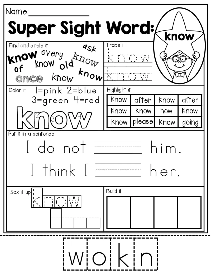 3自然拼读SightWords(启蒙阅读高频词）_幼小衔接全套_幼小衔接资料大全_幼小衔接资料1️⃣_017高频词翻翻卡500页_五个级别高频词SightWords练习纸​