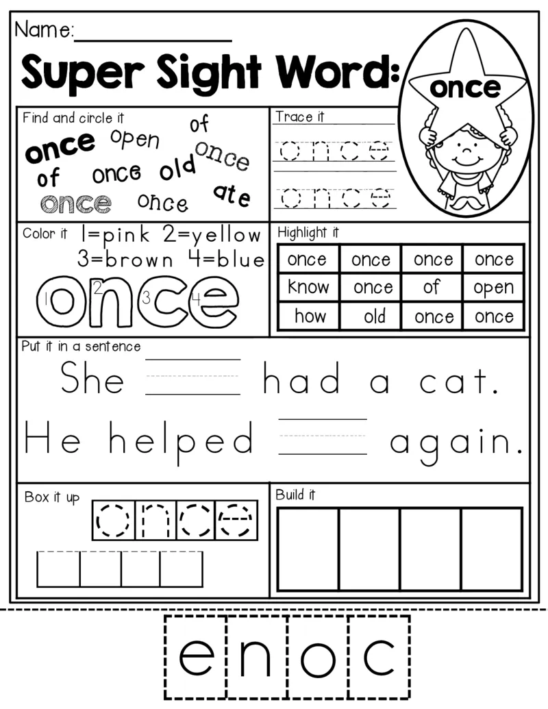 3自然拼读SightWords(启蒙阅读高频词）_幼小衔接全套_幼小衔接资料大全_幼小衔接资料1️⃣_017高频词翻翻卡500页_五个级别高频词SightWords练习纸​